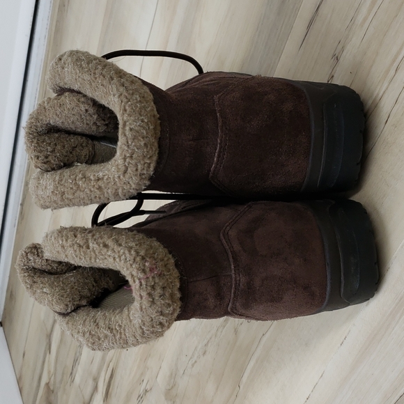 Sorel waterfalls women's brown low lace thimsulate insulation size 8 - Picture 8 of 8